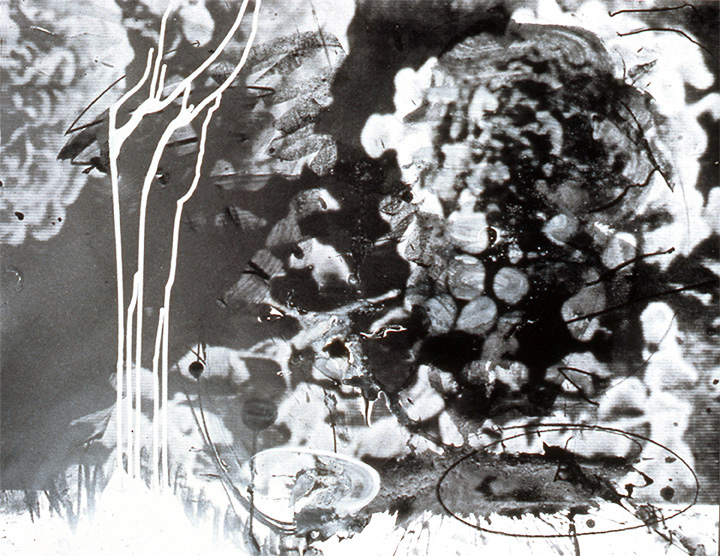 February 26, 1992. 23 x 29 inches. 58.4 x 73.7 cm. Silkscreen, Spray Enamel and Graphite on Paper.