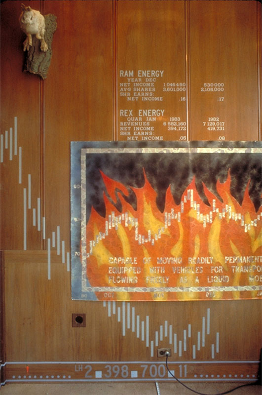 Trophy Room, 1983. Installation, Bronx Museum.