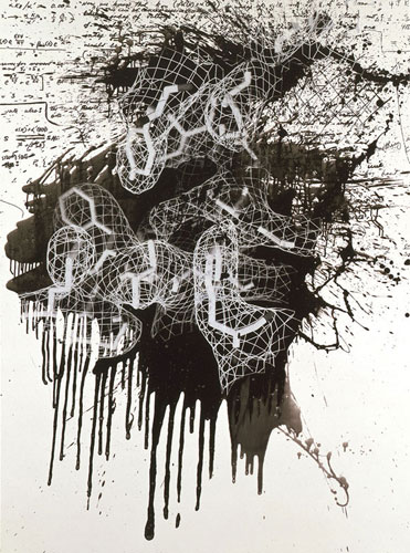 Steve Miller - Puppet State, 2007. pigment dispersion and silk-screen on canvas. 81 x 59.5 inches, 206 x 151 cm. 
