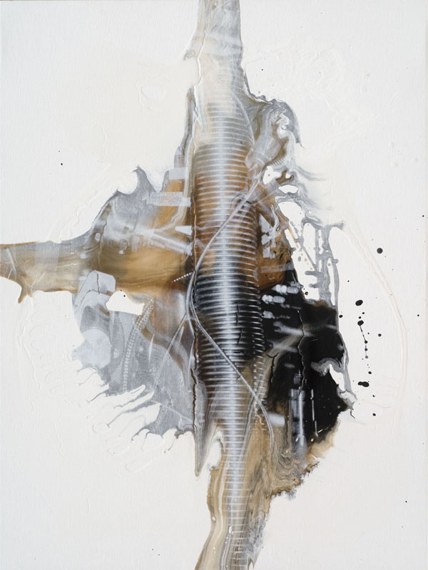 Liquid Fuel, 2008. pigment dispersion and silk-screen on canvas. 39 x 29.5 inches,  99 x 75 cm.