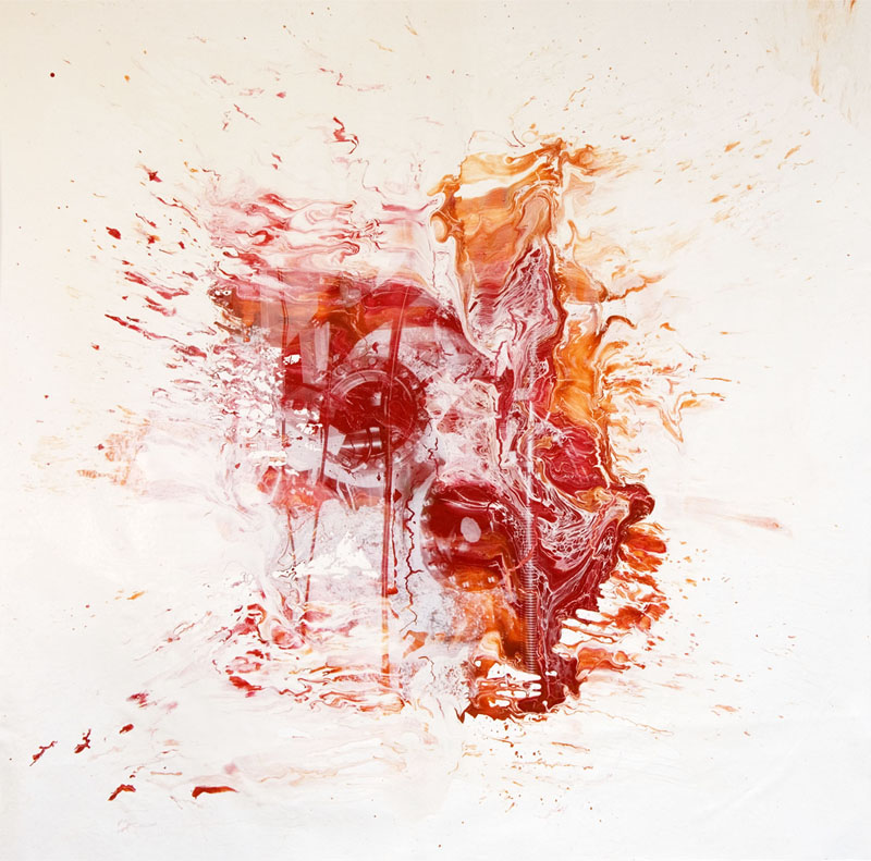 Stop Making Sense, 2008. pigment dispersion and silk-screen on canvas. 80 x 81 inches, 203 x 206 cm.