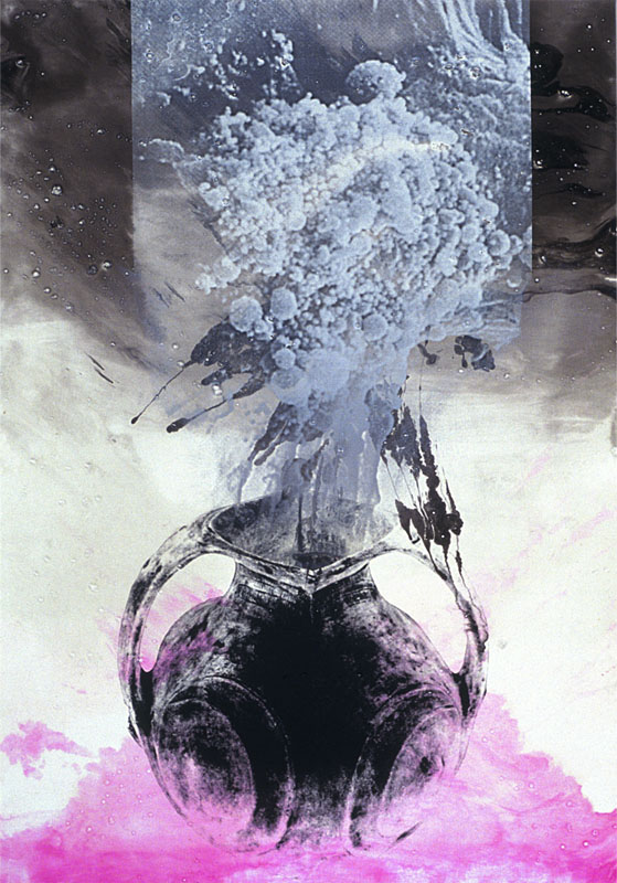 Sweet Dream Fade, 2001. pigment dispersion and silk-screen on canvas. 46 x 32 inches, 117 x 81 cm.