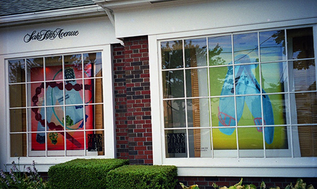 Saks Fifth Avenue Project Art, Southampton, NY. Installation View.