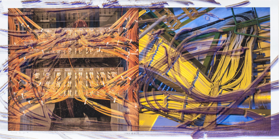CERN #678, June 2014, Inkjet and silkscreen on paper, 17" x 34"