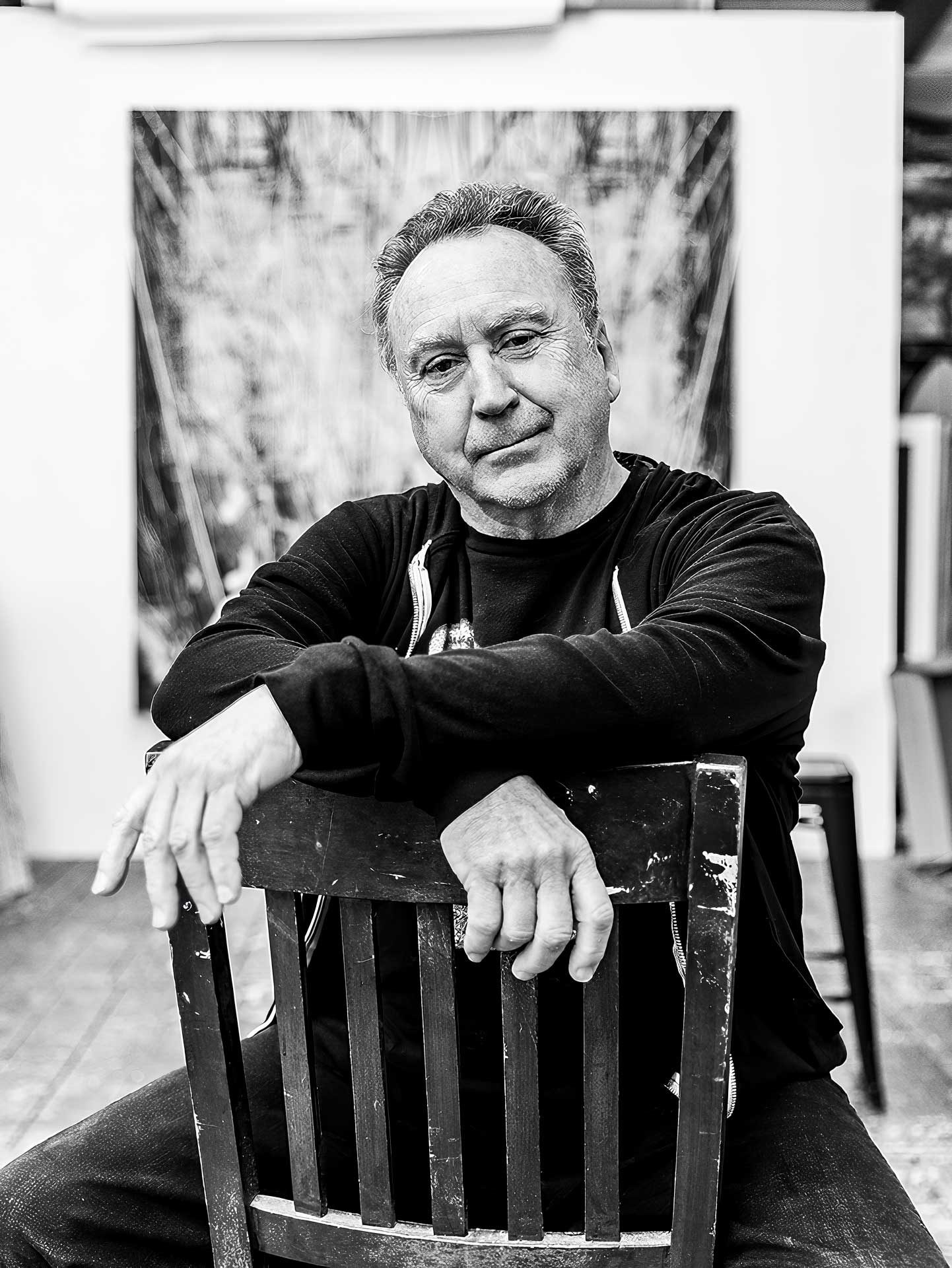 Steve Miller in his Studio