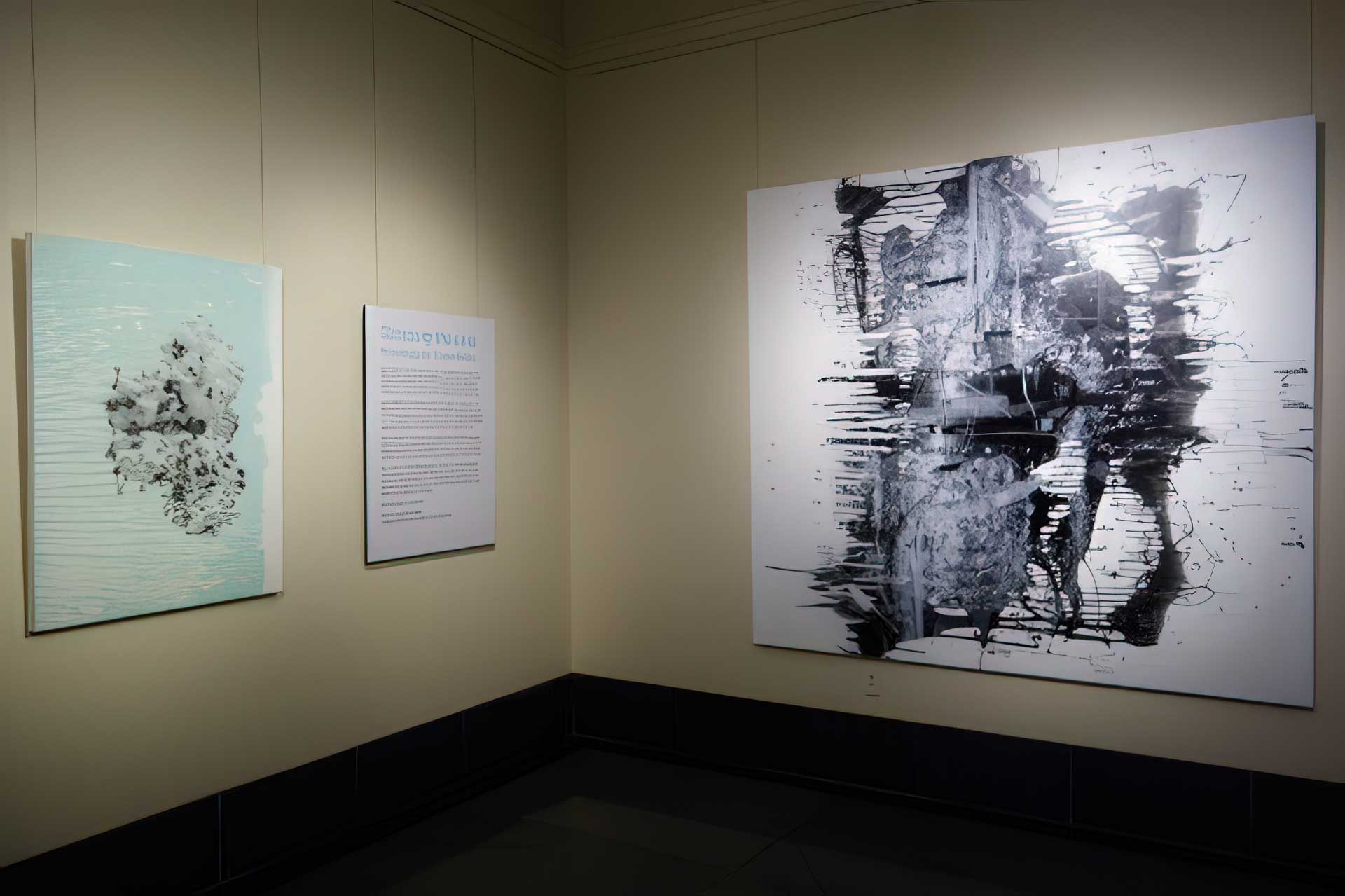 National Academy of Sciences “Crossing the Line”, installation view. National Academy of Sciences “Crossing the Line”, installation view.